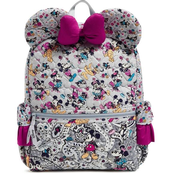 Vera Bradley Handbags - Vera Bradley Disney's Minnie Mouse Ears Backpack Mickey Piccadilly Paisley NWT